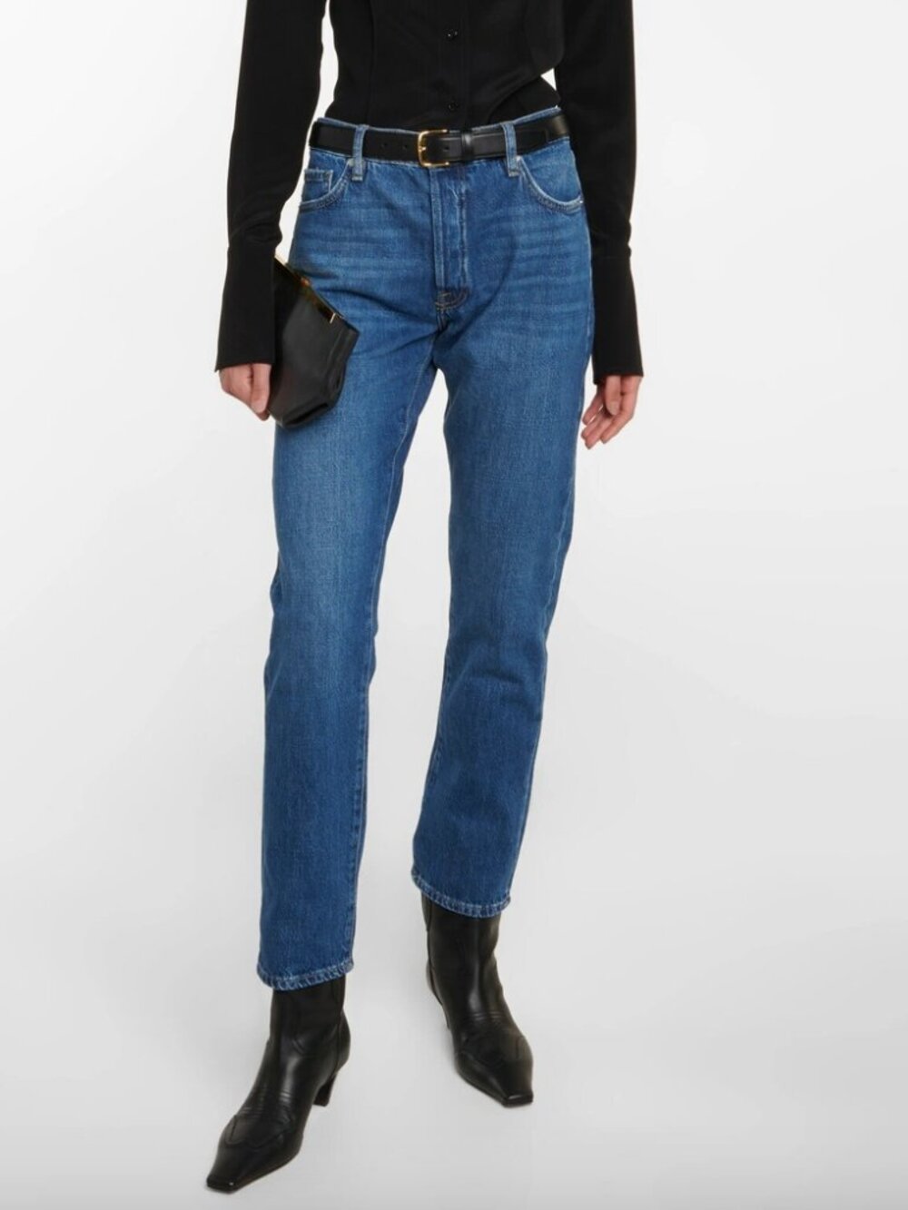 Frame Le Slouch Dark Blue Jeans 25